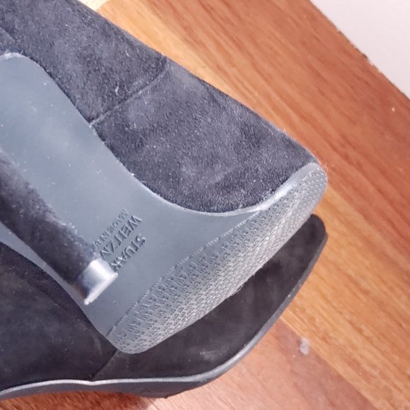 Stuart Weitzman Lafayette Black Suede Boot… - Picture 6 of 10